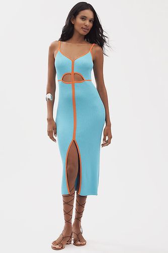 Knit Contrast Midi Dress en taille: XS chez Anthropologie - Siempre - Modalova
