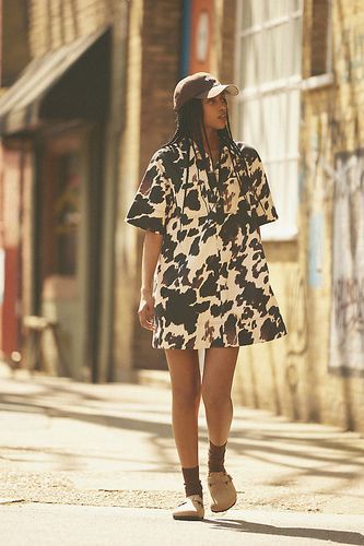 Robe Mini Imprimé Vache Par Anthropologie par taille: Uk 6 - By Anthropologie - Modalova