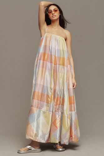 Robe longue ample à carreaux , taille: S - Par Anthropologie - Modalova