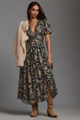 Robe mi-longue Katerina boutonnée: édition lurex par en taille: 20 - Par Anthropologie - Modalova