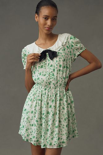 Robe Mini à Col Manches Courtes taille: L chez Anthropologie - Maeve - Modalova