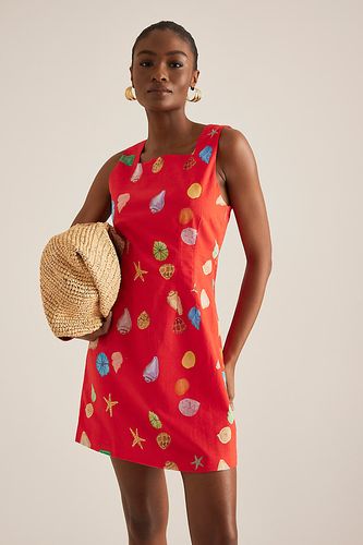 Ioana Printed Mini Dress en Red taille: Uk 6 chez Anthropologie - Never Fully Dressed - Modalova