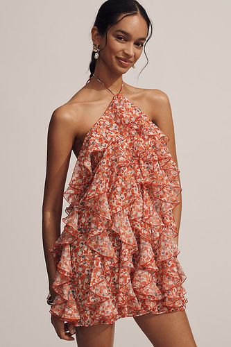 Robe Mini Volantée à Col Halter Gabriella taille: S chez Anthropologie - Ronny Kobo - Modalova