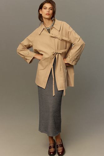 Trench-coat à bascule naud en Beige taille: XS chez Anthropologie - Maeve - Modalova