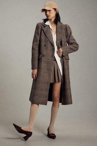 Manteau Long à Manches Bouffantes et Double Boutonnage en Mélange de Laine en taille: XS chez Anthropologie - Maeve - Modalova