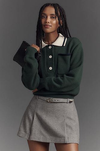 Pull en maille Brett Rugby en Green taille: L chez Anthropologie - ALIGNE - Modalova