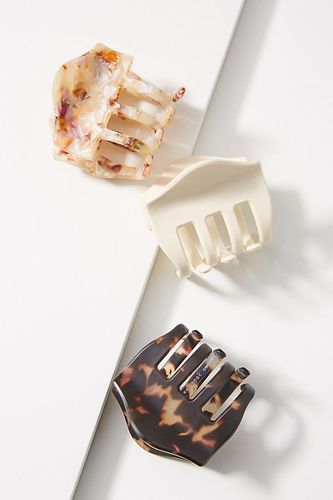 Ensemble de Barrettes à Cheveux Écaille Festonnées en Beige chez - Anthropologie - Modalova