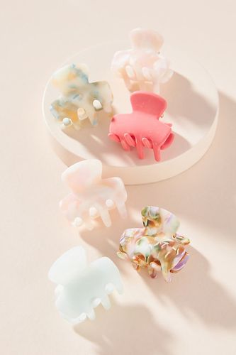 Itty Bitty Speckled Mini Hair Clip Set en Mint chez - Anthropologie - Modalova