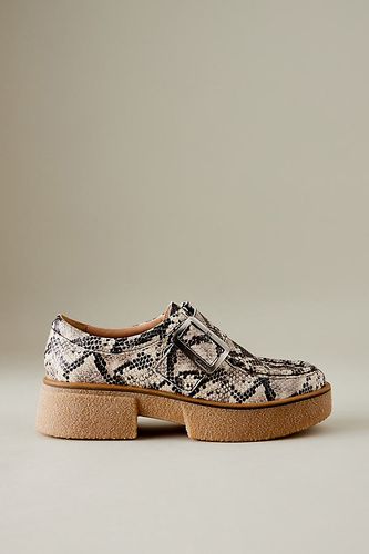 Chaussures Clarks Linoso Monk Gris Effet-Serpent Cuir par en Black taille: 37 chez Anthropologie - Clarks Originals - Modalova