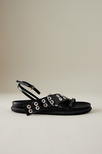 Sandales en cuir à boucle Zilda en Black taille: 38 chez Anthropologie - Miista - Modalova