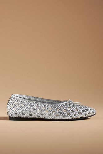 Ballerines en cuir tissé en Silver taille: 39 chez Anthropologie - Pilcro - Modalova