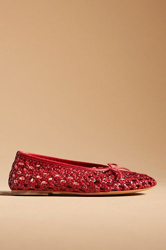 Ballerines en cuir tissé en Red taille: 38 chez Anthropologie - Pilcro - Modalova