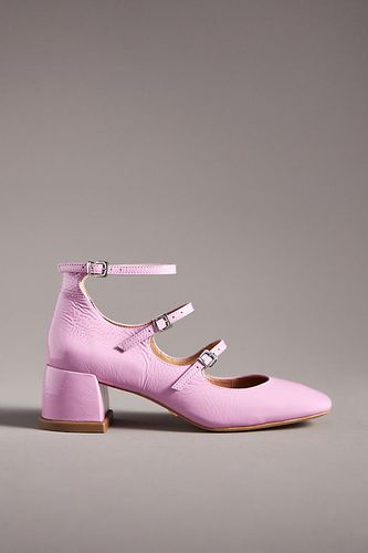 Chaussures style babies en cuir à trois lanières en Pink taille: 36 chez Anthropologie - Vicenza - Modalova