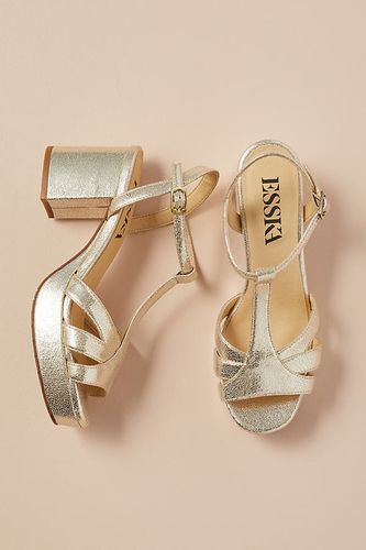 Sandales à talons en cuir vegan Charlie u00a0 en Silver taille: 37 chez Anthropologie - Esska - Modalova