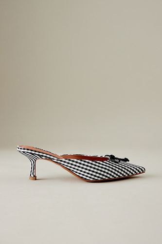 Mules à Carreaux et Talons Chaton en Black, taille: 36 chez Anthropologie - Bibi Lou - Modalova