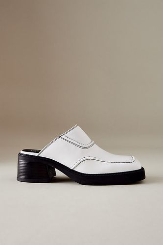 Mules en cuir à bout carré Rubi E8 by en White taille: 38 chez Anthropologie - Miista - Modalova