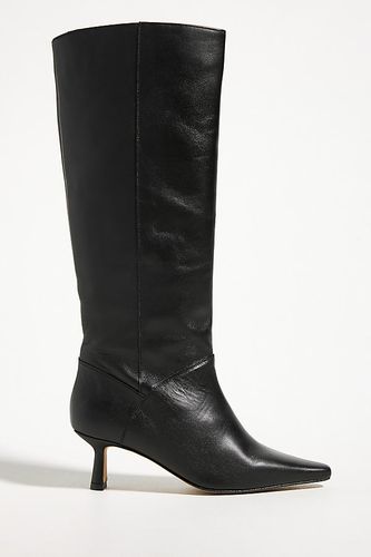 Bottes aux genoux en cuir en Black taille: 36 chez - Anthropologie - Modalova