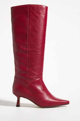 Bottes aux genoux en cuir en Red taille: 38 chez - Anthropologie - Modalova