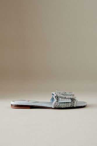Bambi Buckle Slide Sandals en Blue taille: F chez Anthropologie - Sam Edelman - Modalova