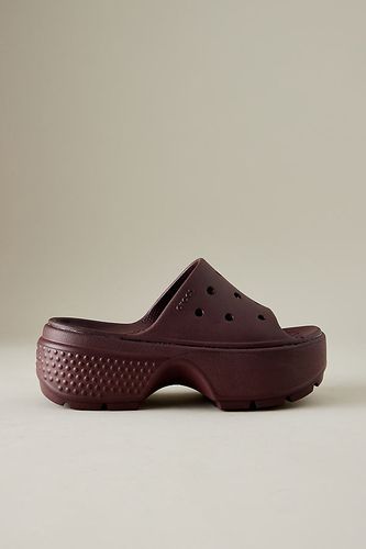 Stomp Slide en Brown taille: 39 chez Anthropologie - Crocs - Modalova