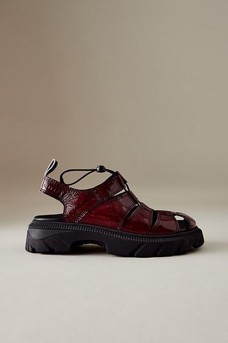 Sandales en cuir aspect cage Serefina taille: 39 chez Anthropologie - Miista - Modalova