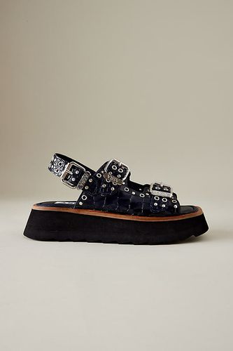 Sandales en cuir à semelle épaisse Sabre en Blue taille: 36 chez Anthropologie - ASRA - Modalova