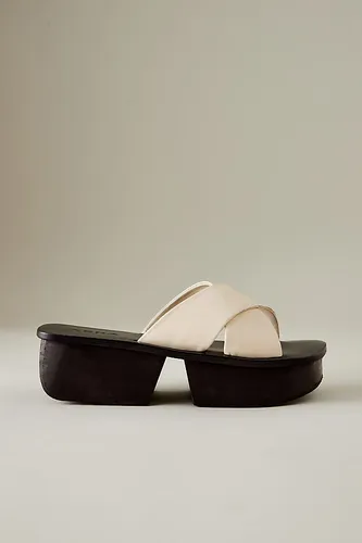 Sandales à plateforme avec brides croisées Moro en White taille: 38 chez Anthropologie - ASRA - Modalova