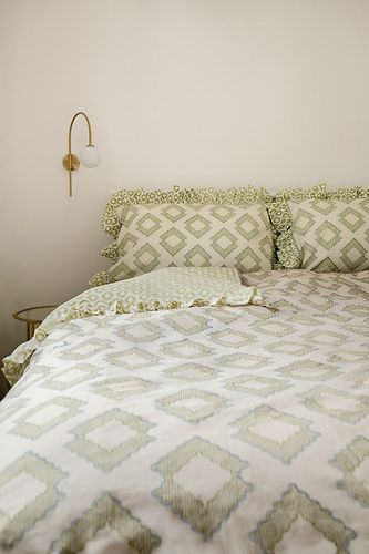 Diamond Pattern Bedding Set en taille: Double chez Anthropologie - TBCo - Modalova