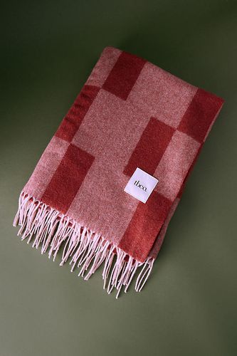 Couverture à carreaux abricot en laine d'agneau TBCo par en chez Anthropologie - Tartan Blanket Co. - Modalova