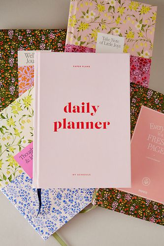 Carnet Daily Planner en Pink chez Anthropologie - Papier - Modalova