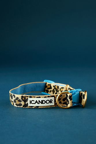 Leopard Print Gentle Dual-Ring Dog Collar taille: S chez Anthropologie - iCANDOR - Modalova