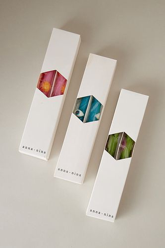 Lot de 2 bougies Diamond en Green chez Anthropologie - Anna + Nina - Modalova