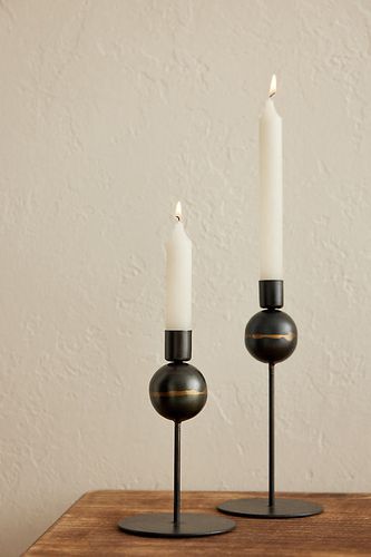 Bougeoirs Endo , Ensemble de 2 en Black chez Anthropologie - nkuku - Modalova