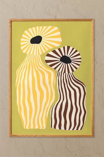 Papier Collective Gribouillage d'un Gribouillage 05 Art Mural Encadré par en Yellow taille: A3 chez Anthropologie - Paper Collective - Modalova