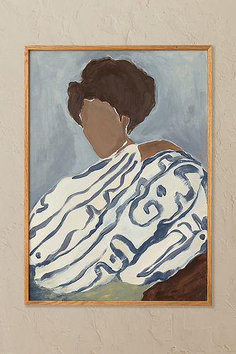 Impression d'art murale Blue Curls chez Anthropologie - Paper Collective - Modalova