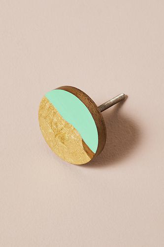 Bouton de porte métallisé en Mint chez - Anthropologie - Modalova