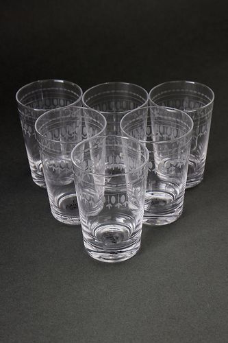 Le Verre à Whisky Vintage, Lot de 6 par en Beige chez Anthropologie - The Vintage List - Modalova