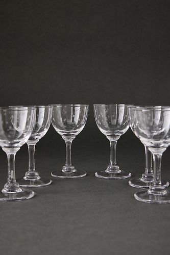 Verres à liqueur en cristal à pied , lot de 6 chez Anthropologie - The Vintage List - Modalova