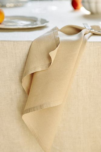 Serviettes en lin Edison, ensemble de 4 en Beige chez - Anthropologie - Modalova