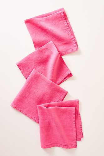 Serviettes en lin Edison, ensemble de 4 en Pink chez - Anthropologie - Modalova