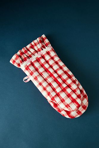 Gant de Cuisine Imprimé Vichy Prune Garance par en chez Anthropologie - Damson Madder - Modalova