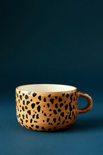 Mug Cappuccino Léopard en Orange chez Anthropologie - Anna + Nina - Modalova