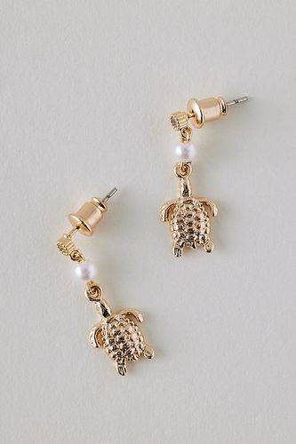 Boucles d'oreilles tortue plaquées or par en Gold - By Anthropologie - Modalova