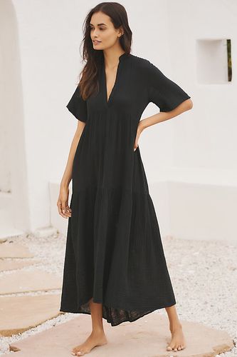 Par Anthropologie La Robe Midi Fluide Kallie par en Black taille: XS - By Anthropologie - Modalova