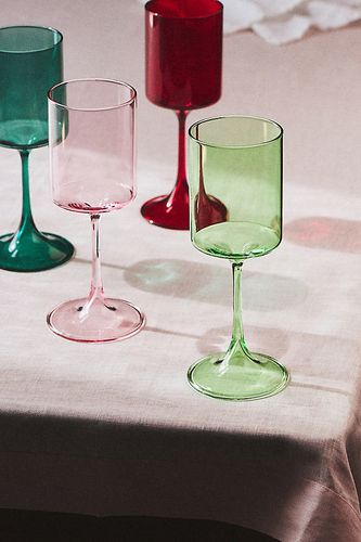 Verres à vin Moran, ensemble de 4 taille: S/4 chez - Anthropologie - Modalova