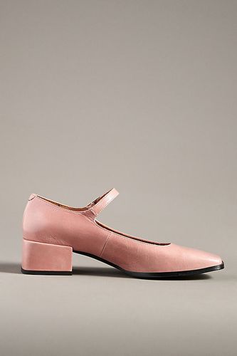 Chaussures babies à talon carré en cuir Ainsley en Pink taille: 36 chez Anthropologie - Maeve - Modalova