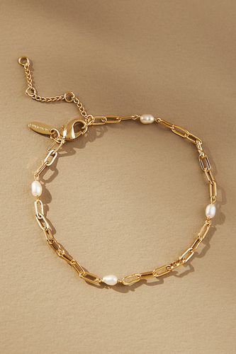 Bracelet délicat perles et trombones plaqué or en Gold, chez - Anthropologie - Modalova