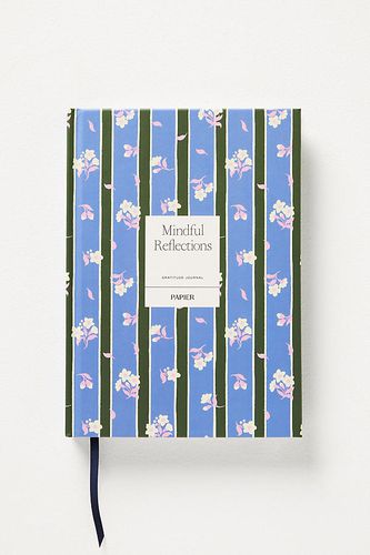 Journal guidé à couverture rigide et motifs floraux en Blue chez Anthropologie - Papier - Modalova