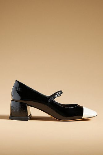 Talons Mary Janes en cuir color-block en Black taille: 36 chez Anthropologie - Vicenza - Modalova