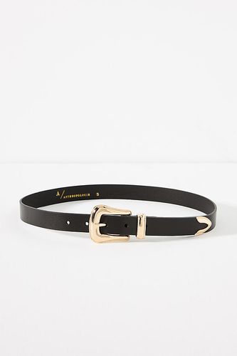 Ceinture en cuir à boucle style western - Hensler - Modalova